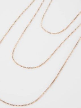 Plunder Miranda LONG Crystal Necklace